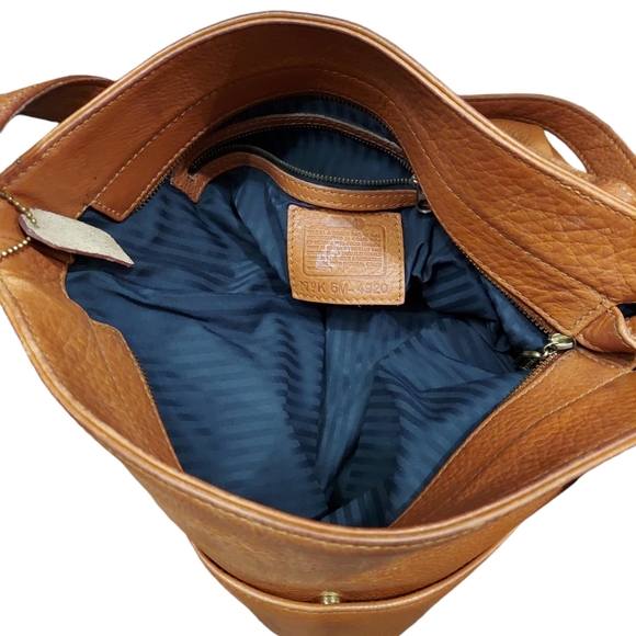 Coach Sonoma Large Vintage British Tan Leather Convertible Shoulder Bag - Picture 5 of 6